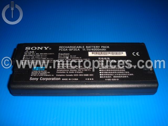 Batterie SONY PCGA-BP2EA
