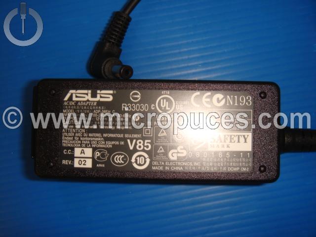 Chargeur * NEUF * Alimentation 12V 3A pour ASUS Eeepc 900 Noir