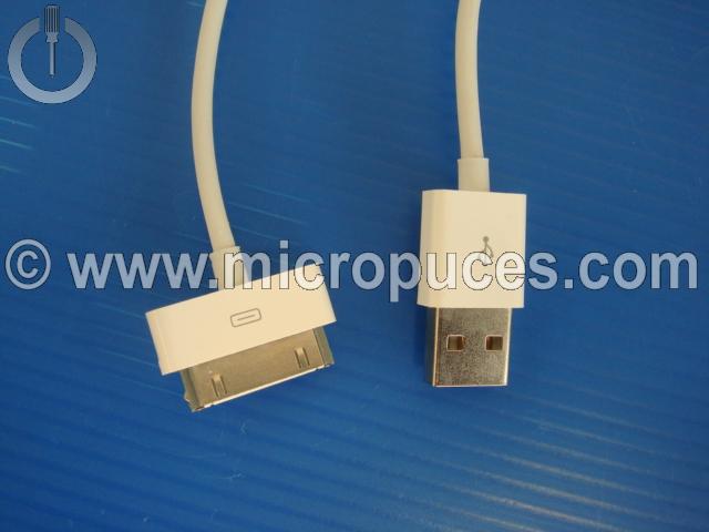 Cble USB * NEUF * pour APPLE iPhone, iPod, iPad