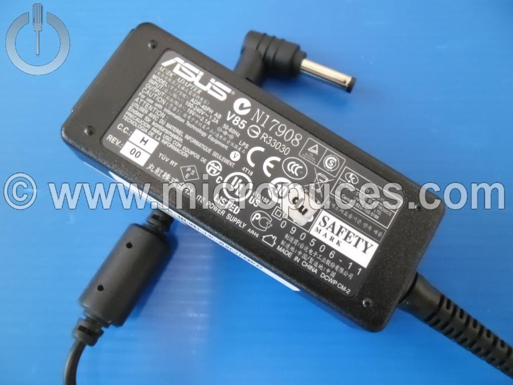 Chargeur * NEUF * Alimentation 19V 2.1A pour ASUS Eeepc UX30