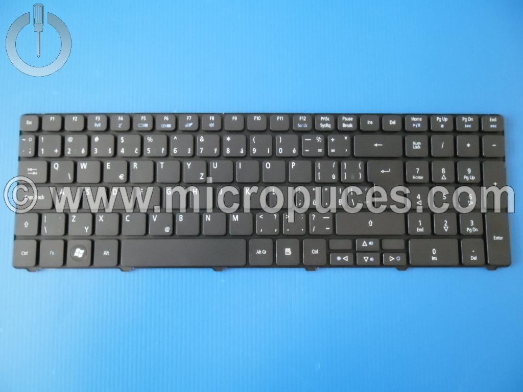 Clavier * NEUF * QWERTY Tcheque pour ACER Aspire et Emachines