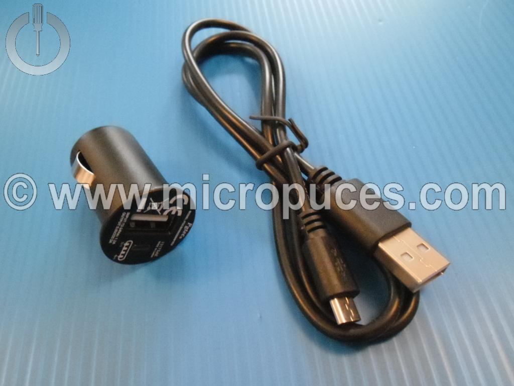* Chargeur Allume cigare USB 5V 2A pour tablettes et smartphones