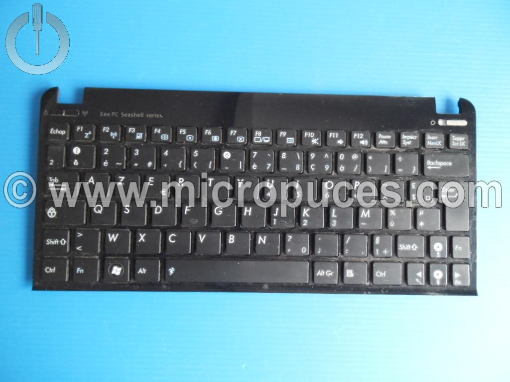 Clavier AZERTY noir pour ASUS Eeepc 1015P