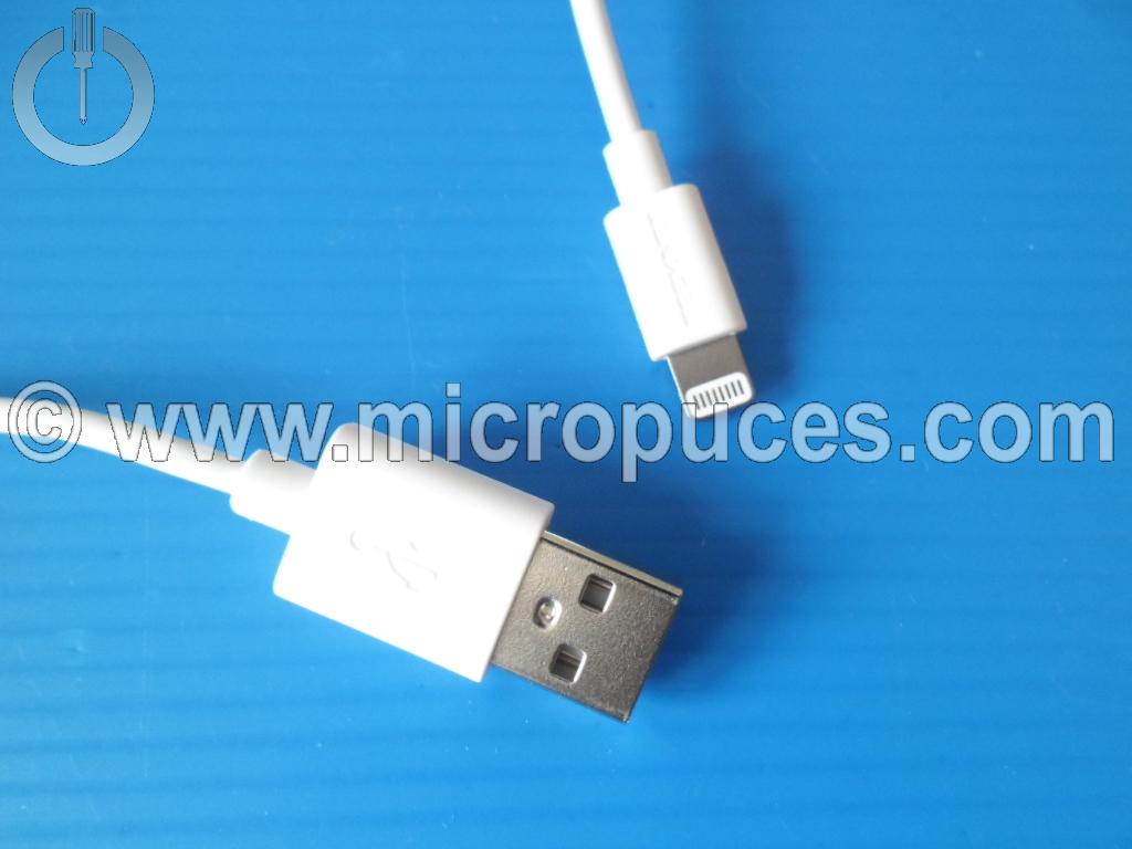 Cble USB * NEUF * MFI lightning pour APPLE iPhone iPad