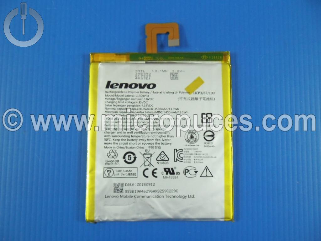 Batterie d'origine 3450mAH pour LENOVO S5000H