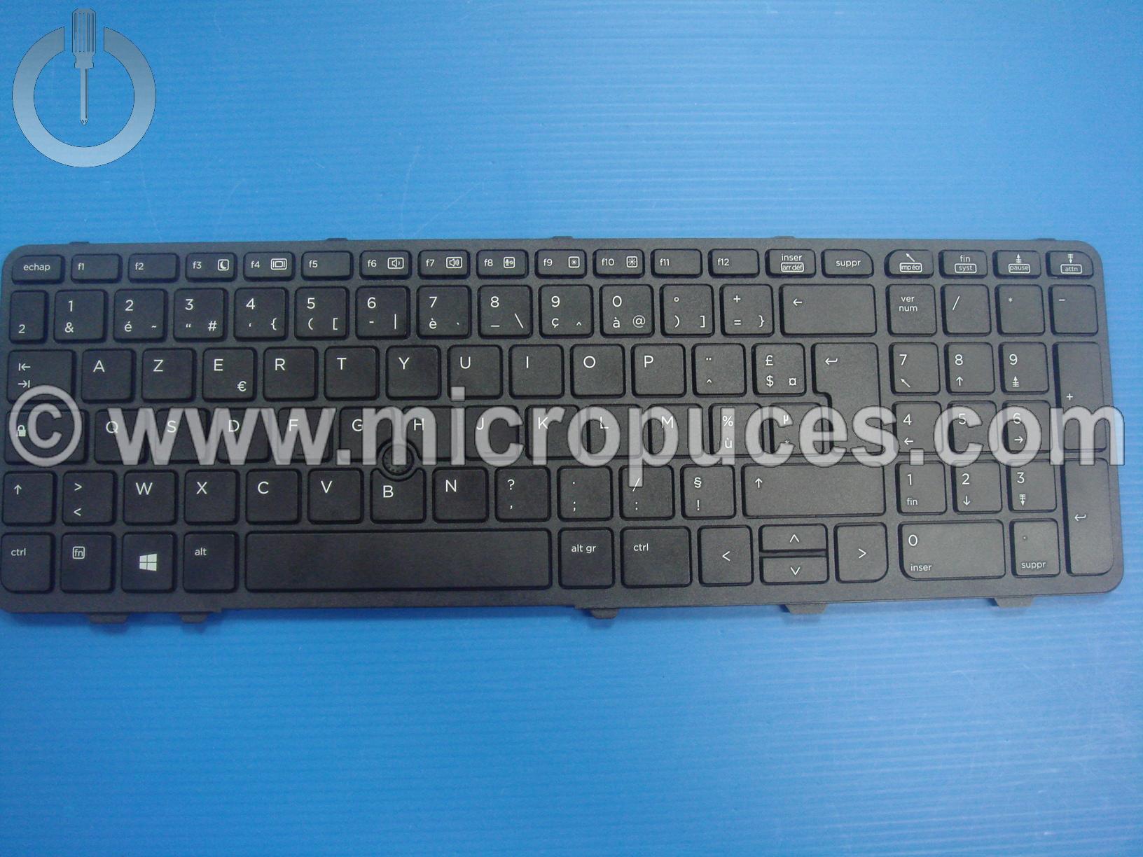 10 x Clavier Azerty noir pour HP Probook 640 650 840 850 15,6"