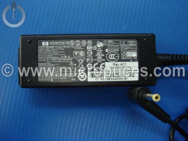 Chargeur Alimentation 19V 1.58A pour HP mini