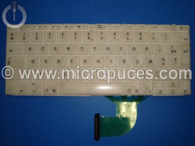 Clavier AZERTY pour APPLE Ibook G3 12" 500 Mhz