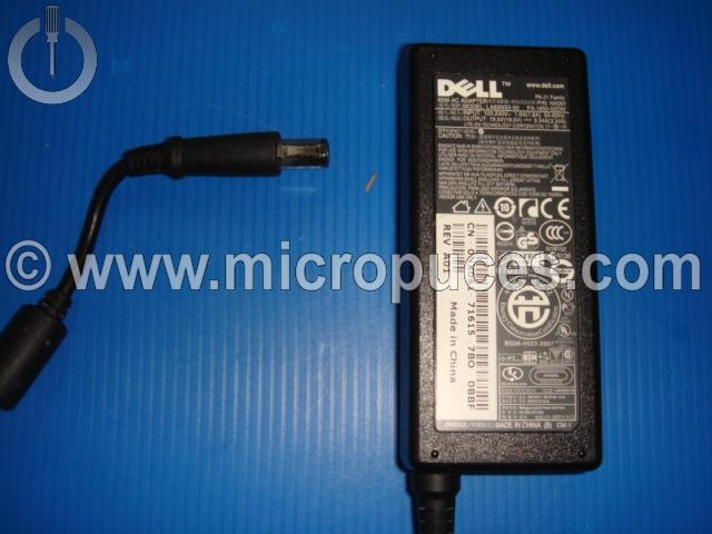 Chargeur Alimentation 19V 3.34A pour DELL PA-21