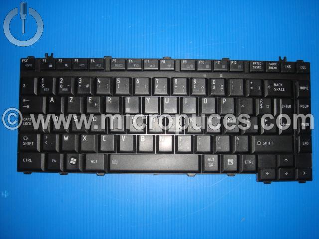 Clavier AZERTY pour TOSHIBA Satellite A200 (noir)