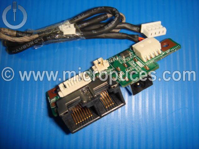 Carte fille ALIM + RJ45 et RJ11  pour MSI EX700