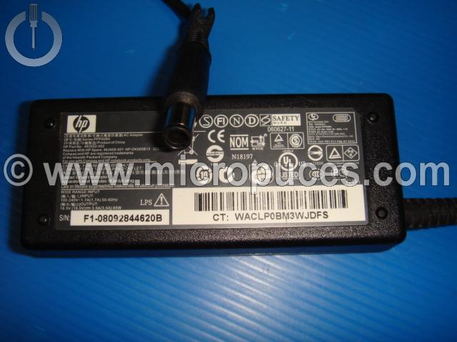 Chargeur Alimentation 65W pour HP COMPAQ