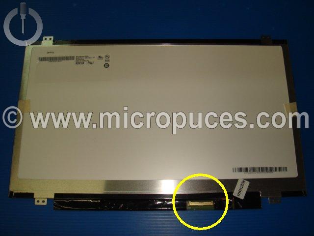Ecran 14" Led Slim 30 pin HD 1366 x 768 - neuf