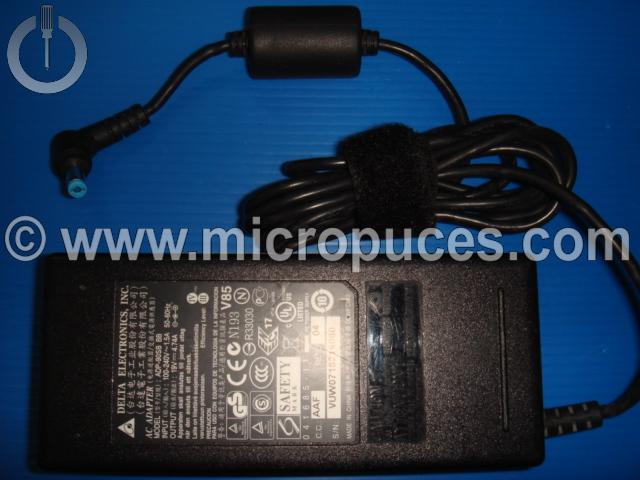 Chargeur Alimentation 90W pour ACER connecteur bleu