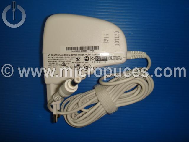 Chargeur Alimentation 9.5V 2.5A pour ASUS Eeepc 700 701 blanc