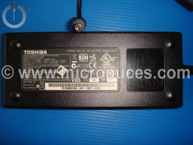Chargeur * NEUF * Alimentation 19V 6.32A pour TOSHIBA
