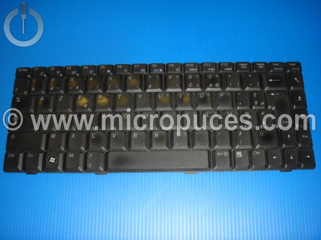 Clavier AZERTY pour ASUS W7S noir