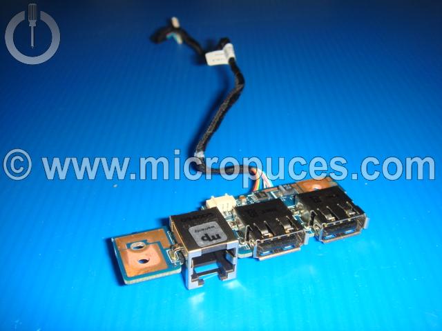 Carte fille USB + RJ11 pour PACKARD BELL Easynote TJ65