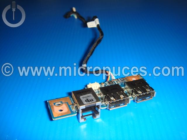 Carte fille USB + RJ11 pour PACKARD BELL Easynote TJ65