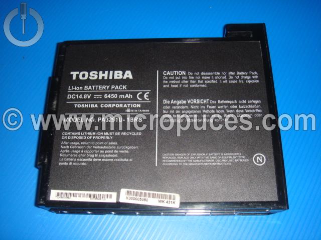 Batterie TOSHIBA PA3291U-1BRS