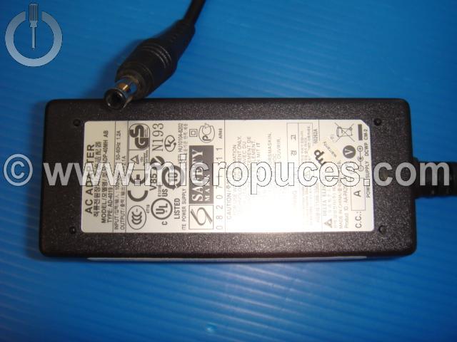 Chargeur Alimentation 19V 2.1A pour Samsung