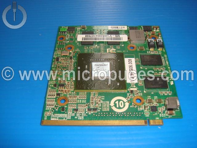 Carte * NEUVE * NVIDIA GeForce 9600M GT1024MB DDR2 VG.9PG0Y.007