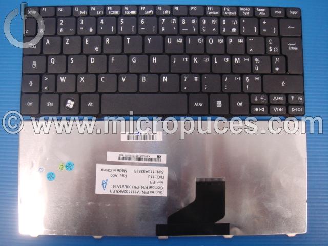 Clavier AZERTY pour ACER eMachines 350