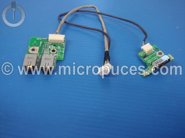 Carte fille AUDIO + Wifi button pour DELL Inspiron 1721