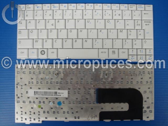 Clavier * NEUF * AZERTY pour SAMSUNG NC10 N130 N140 (blanc)