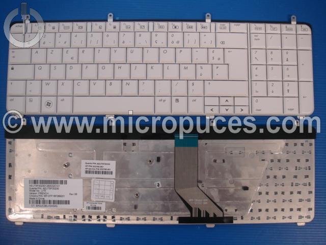 Clavier * NEUF * AZERTY blanc pour HP Pavilion DV7-2XXX