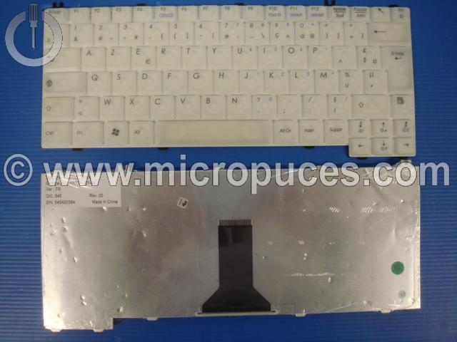 Clavier * NEUF * AZERTY blanc pour ACER Travelmate 290