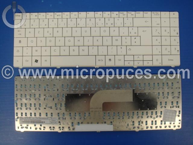 Clavier * NEUF * AZERTY blanc pour PACKARD BELL EasyNote ST86