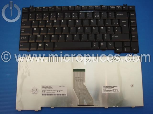 Clavier * NEUF * AZERTY pour TOSHIBA Satellite A60 A100