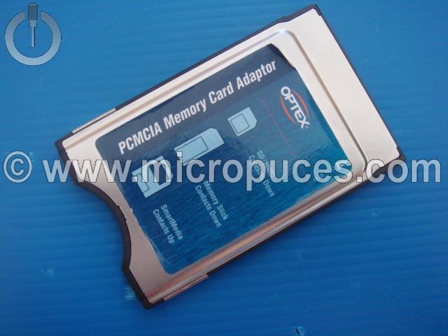 Carte PCMCIA lecteur de cartes mémoires