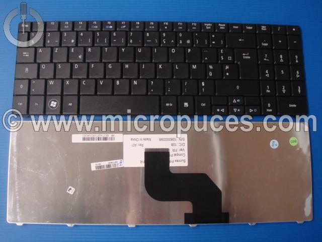 Clavier AZERTY pour ACER eMachines E527