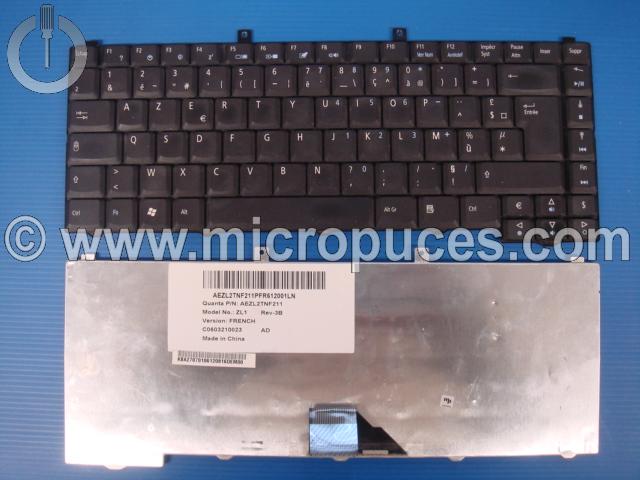 Clavier AZERTY pour ACER Aspire 1640 1690