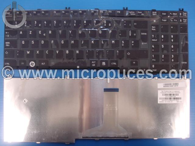 Clavier AZERTY pour TOSHIBA Satellite P500 (version non rtro clair)