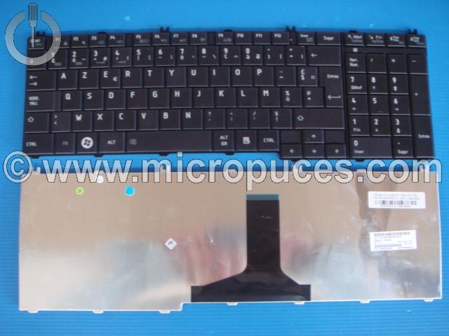 Clavier AZERTY pour TOSHIBA Satellite C650