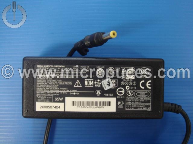 Chargeur Alimentation 19V 3.5A pour COMPAQ EVO N800