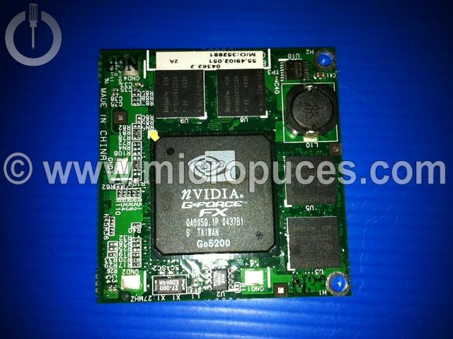 Carte NVIDIA GeForce 5200 64Mo pour ACER ASPIRE 1360