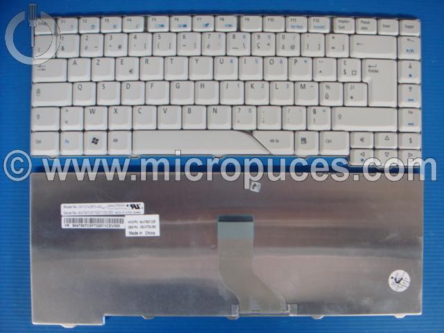 Clavier * NEUF * AZERTY pour ACER Aspire 4XXX 5XXX Gris clair