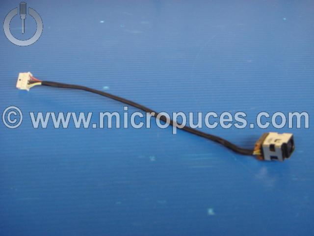 Cable alimentation pour carte mre de HP DV7 9 pins