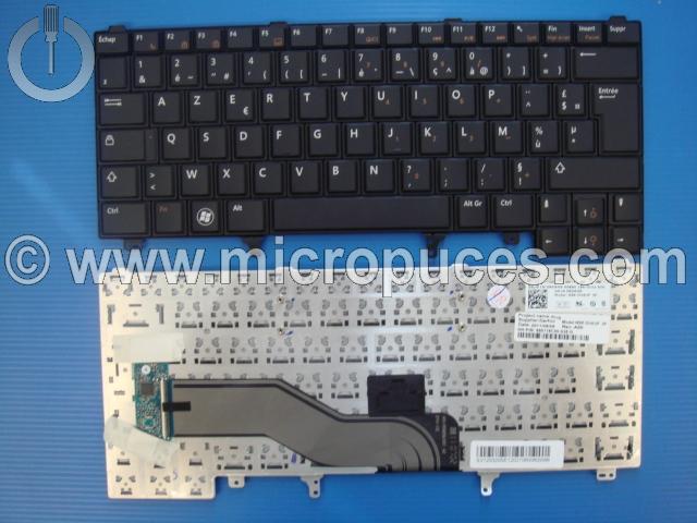 Clavier AZERTY pour DELL Latitude E6420 (non rtro-clair)