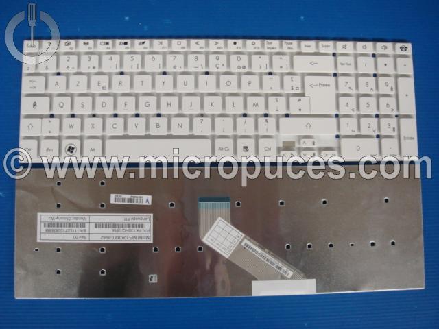 Clavier AZERTY pour PACKARD BELL EasyNote TS44 TV44