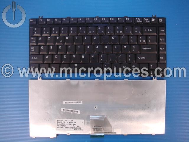 Clavier AZERTY pour TOSHIBA Universel (W en haut)