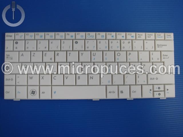 Clavier AZERTY pour ASUS Eeepc 1001HA 1005HA 1008HA blanc