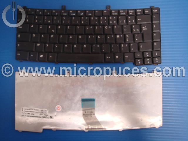 Clavier AZERTY pour ACER Aspire 1640 courbe