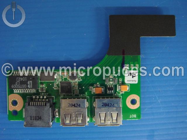 Carte fille * NEUVE * USB + RJ45 pour Asus N73JQ