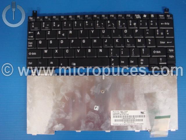 Clavier * NEUF * AZERTY noir pour TOSHIBA Portg R200