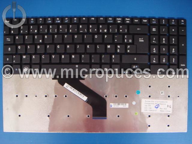 Clavier AZERTY pour ACER Aspire 5830 E1 V3